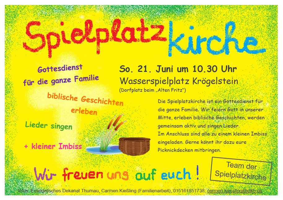 2026 06 21 Einladung Spielplatzkirche in Krögelstein